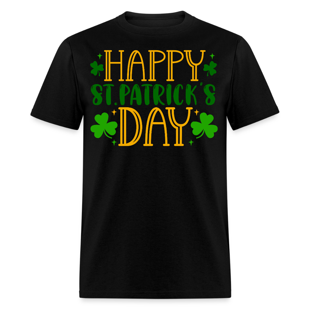 Lucky Shamrock Funny St Patrick’s Day T-shirt - black