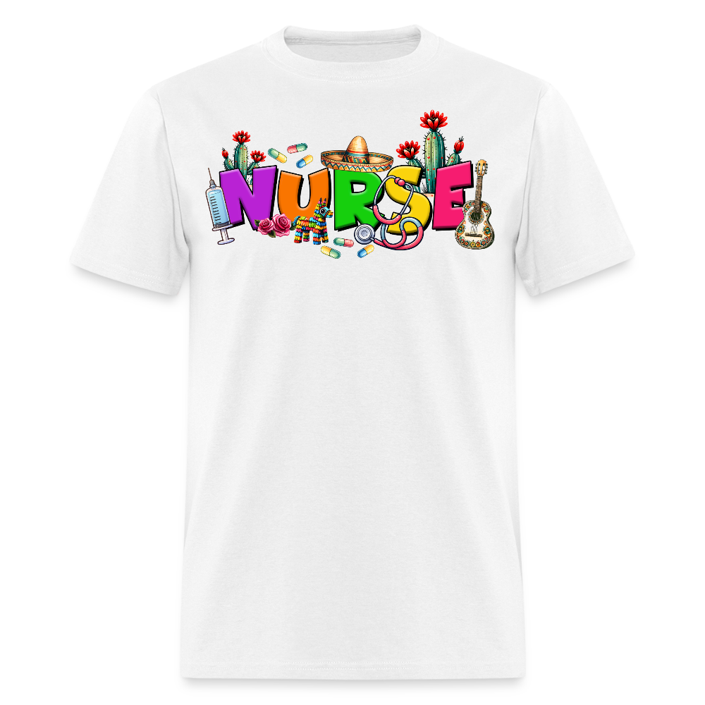 Cute Nurse Gift For Mexican Nurses T-shirt - white