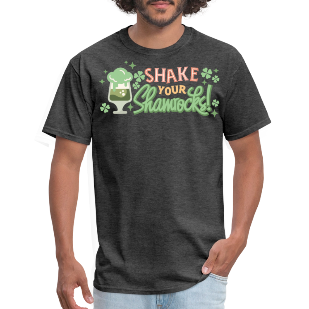 Shake Your Shamrocks Irish Party T-Shirt - heather black