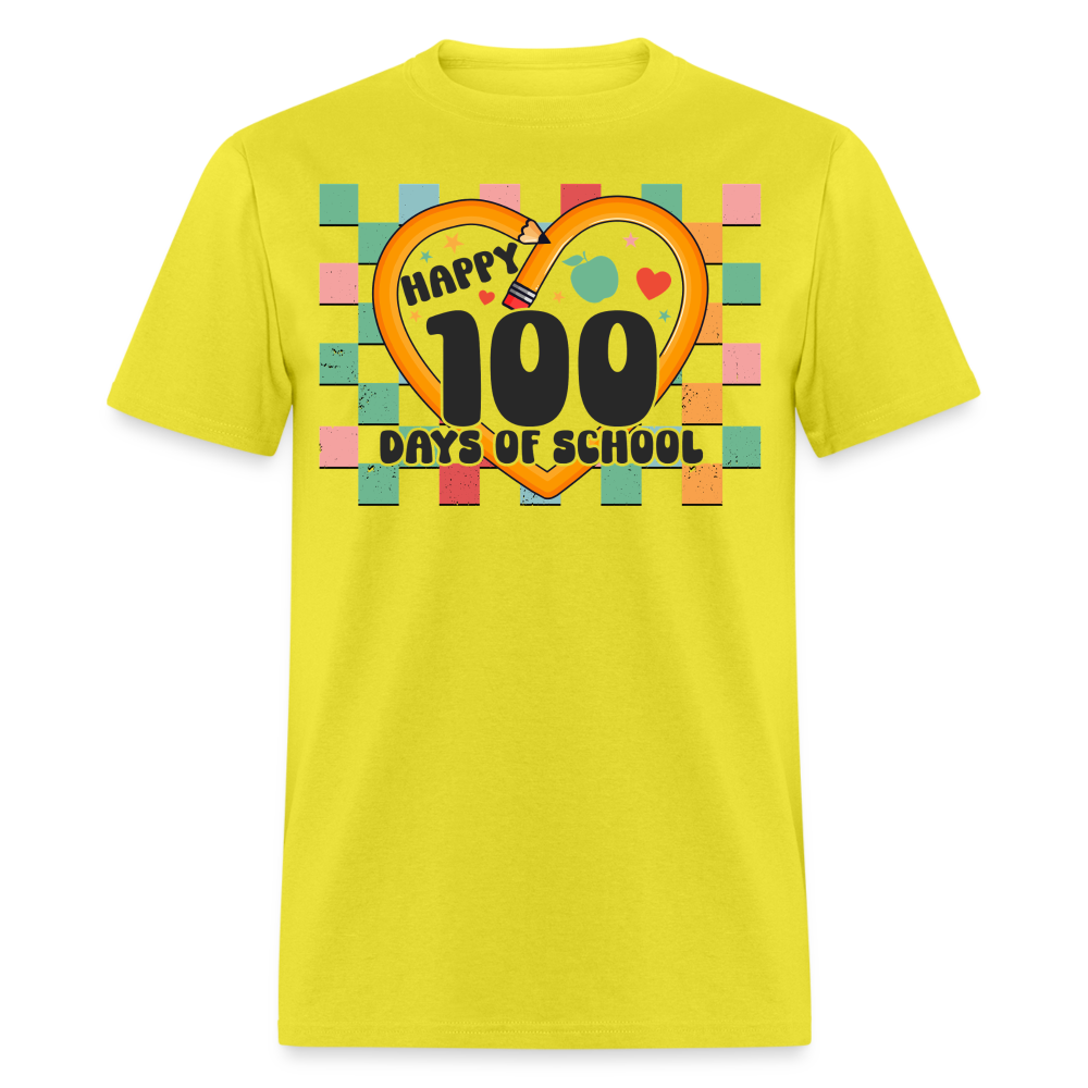 100 Days of school Shirt For Teachers Unisex Tee - yellow