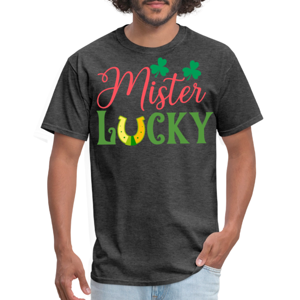 Irish Lucky Charm Tee For St Paddy’s Day T-shirt - heather black