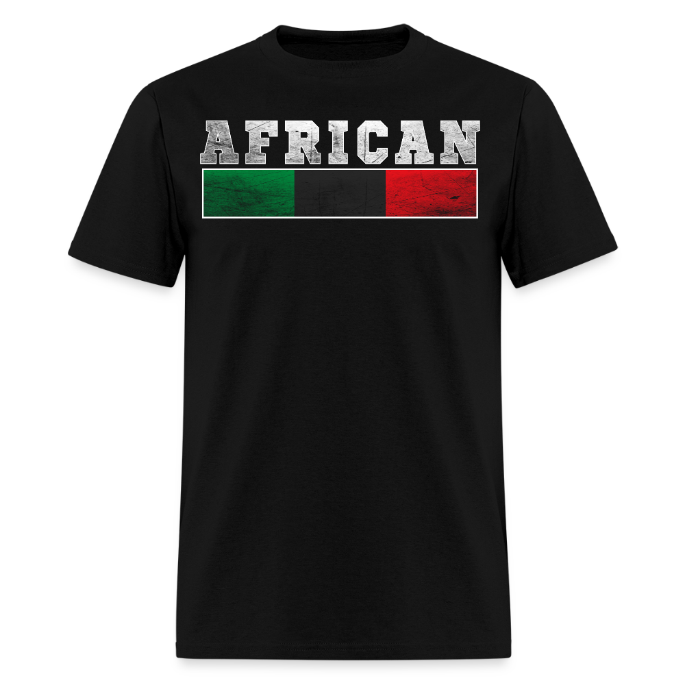 Pan African Flag Afrocentric Pride T-Shirt - black