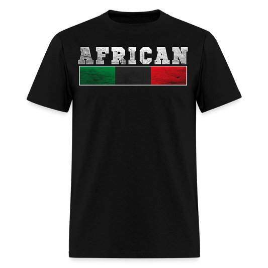 Pan African Flag Afrocentric Pride T-Shirt - black