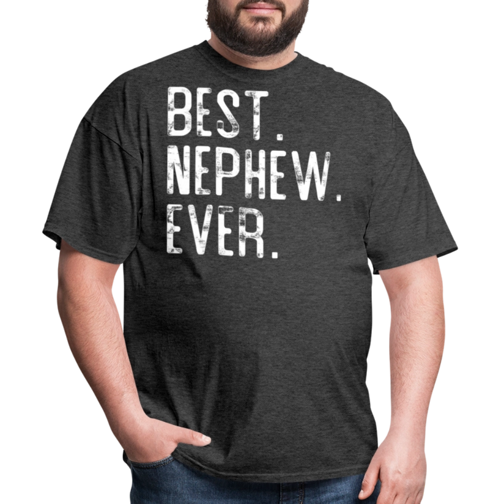 Best Gift For Favorite Nephew T-shirt - heather black