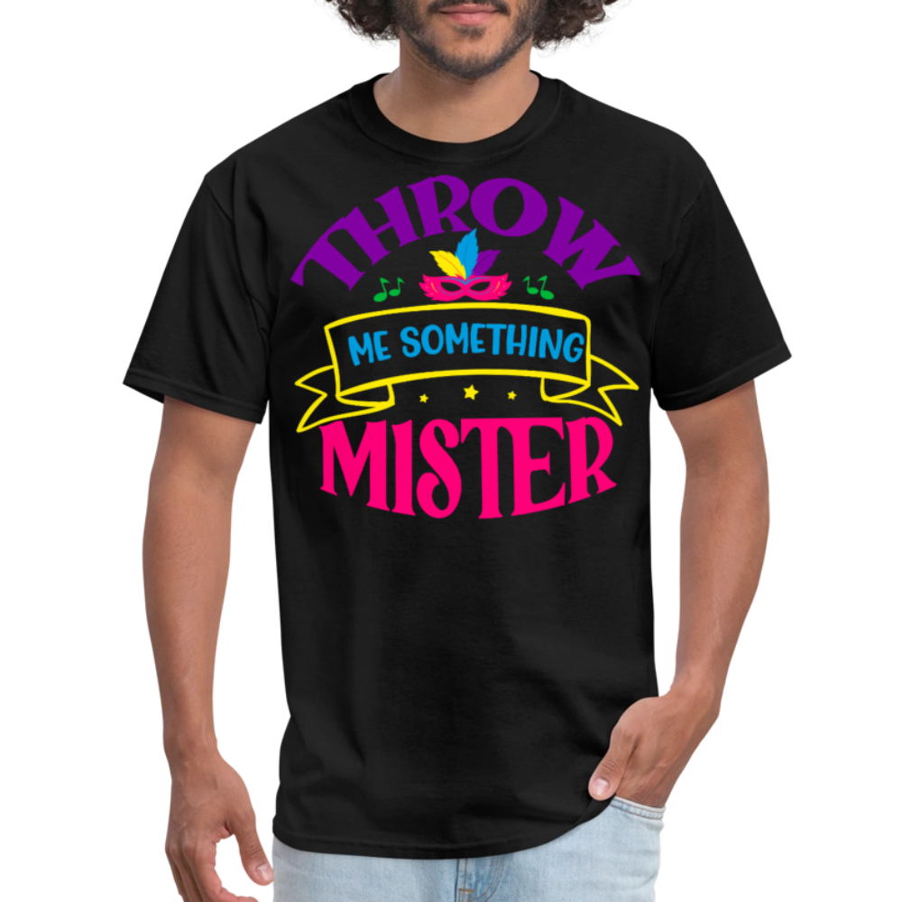 Throw Me Something Mister Mardi Gras T-shirt - black