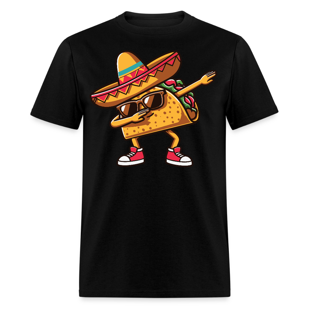 Dabbing Taco Graphic Tee For Food Lovers Taco Tuesday T-shirt - black