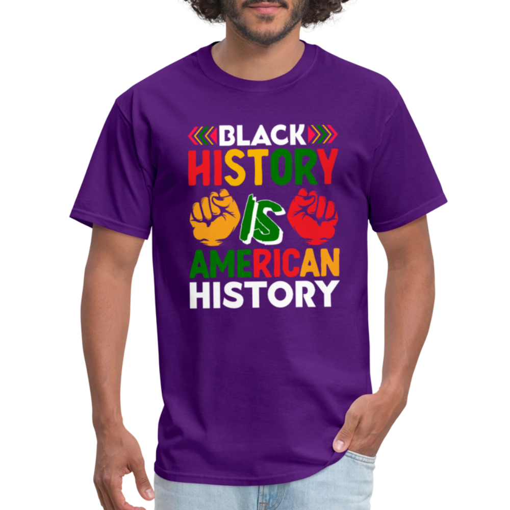 Black History is American History shirt African American Culture T-shirt - purple