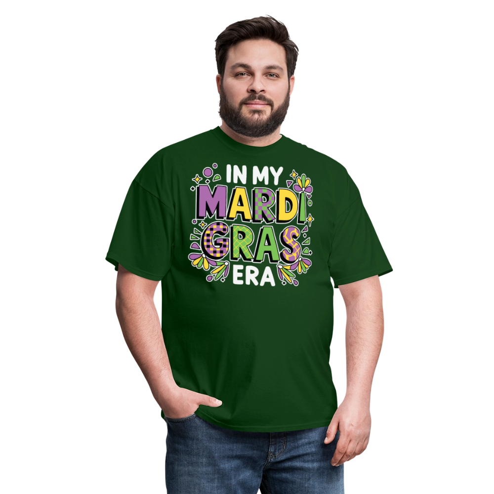 Mardi Gras Party Outfit For Women And Men Funny Mardi Gras T-shirt - forest green