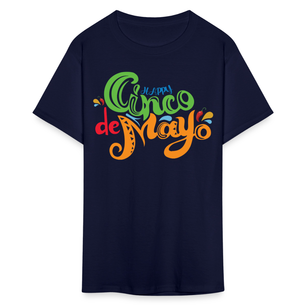 Best Mexican-themed Party Apparel For Cinco de Mayo T-shirt - navy