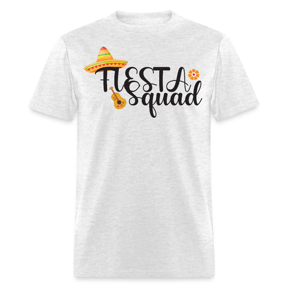 Fiesta Squad Matching Shirts For Cinco De Mayo Mexican Party T-shirt - light heather gray