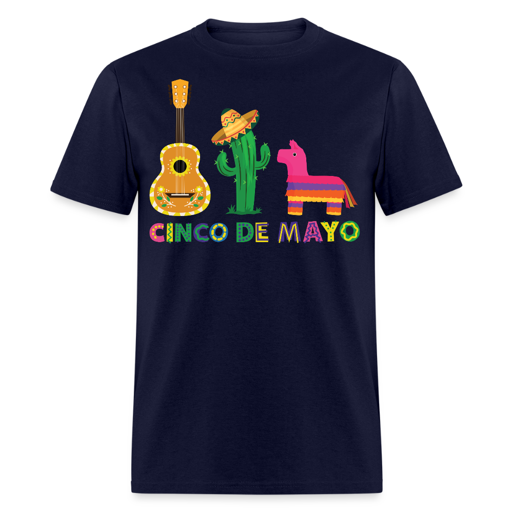 Cinco De Mayo Party Outfit Funny Mexican Fiesta T-shirt - navy