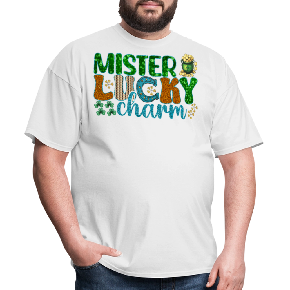 Mister Lucky Charm St Paddy’s Day T-shirt - white