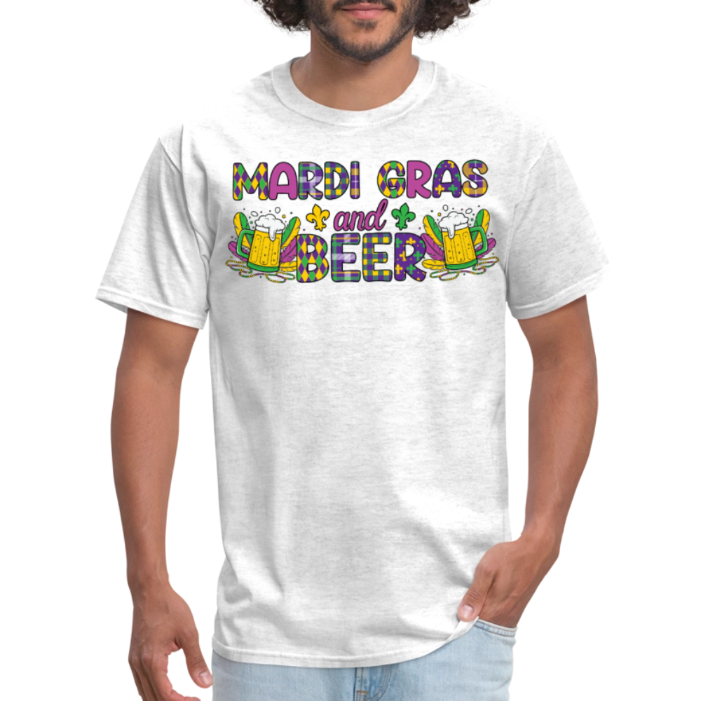 Drinking Team Mardi Gras Beer Party Classic T-shirt - light heather gray