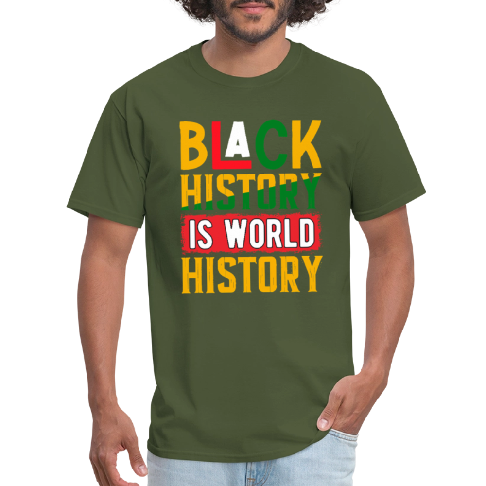 Black history Shirt For Cultural Pride Black Empowerment T-shirt - military green