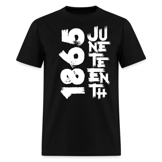 Distressed Juneteenth 1865 T-Shirt - black