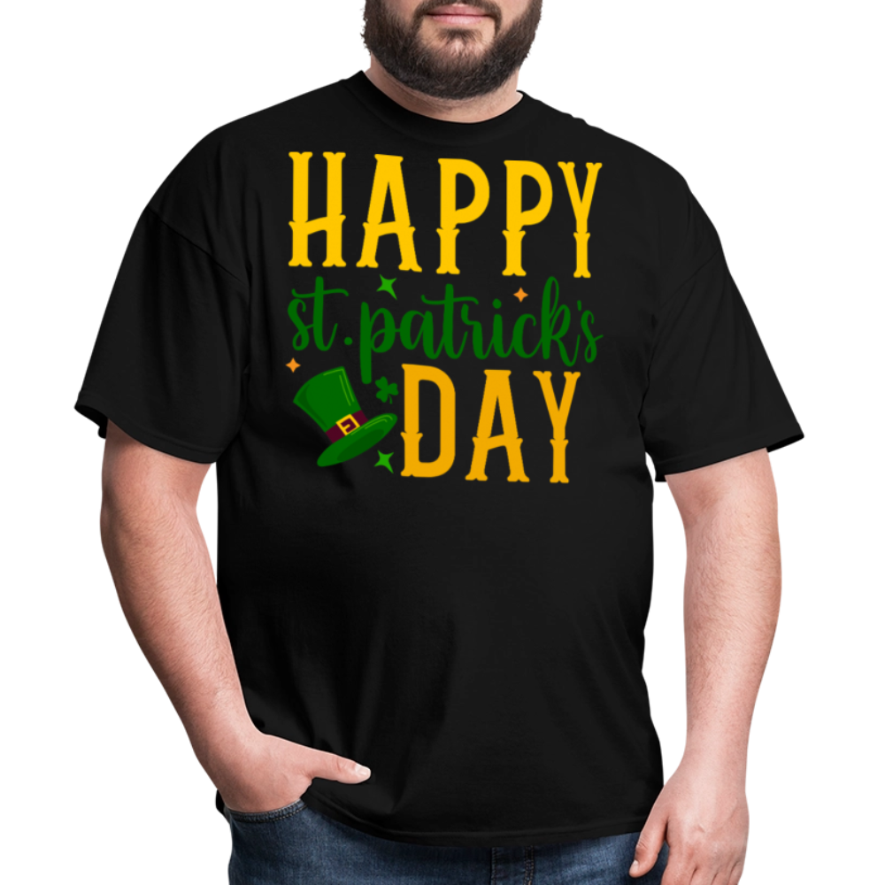 Lucky Shamrock St Patrick’s Day T-shirt - black