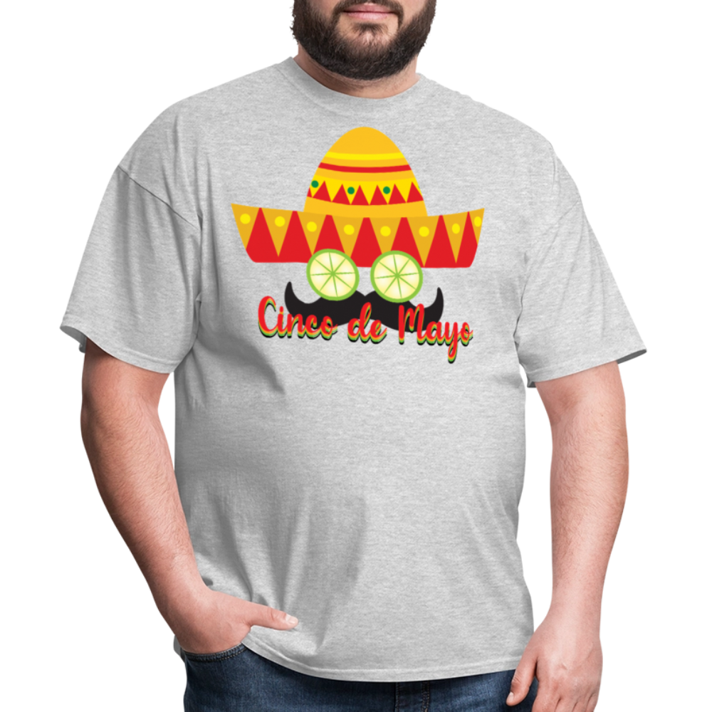 Mexican Fiesta themed Apparel For Cinco de Mayo T-shirt - heather gray