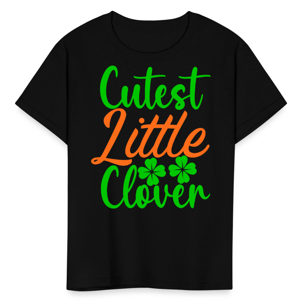 Cutest Little Clover St Patrick’s Day T-shirt - black