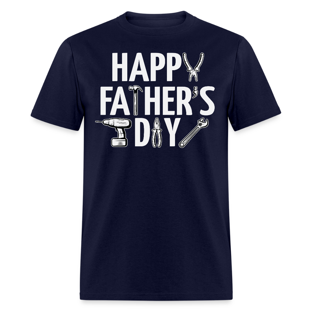 Father’s Day Tee For Handyman Dad T-shirt - navy