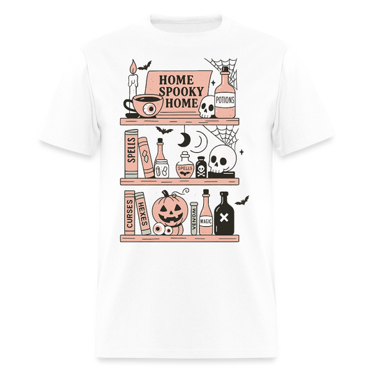 Home Spooky Halloween Potion Bottles T-Shirt - white