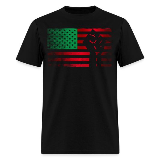 Pan African Flag Juneteenth Celebration T-Shirt - black