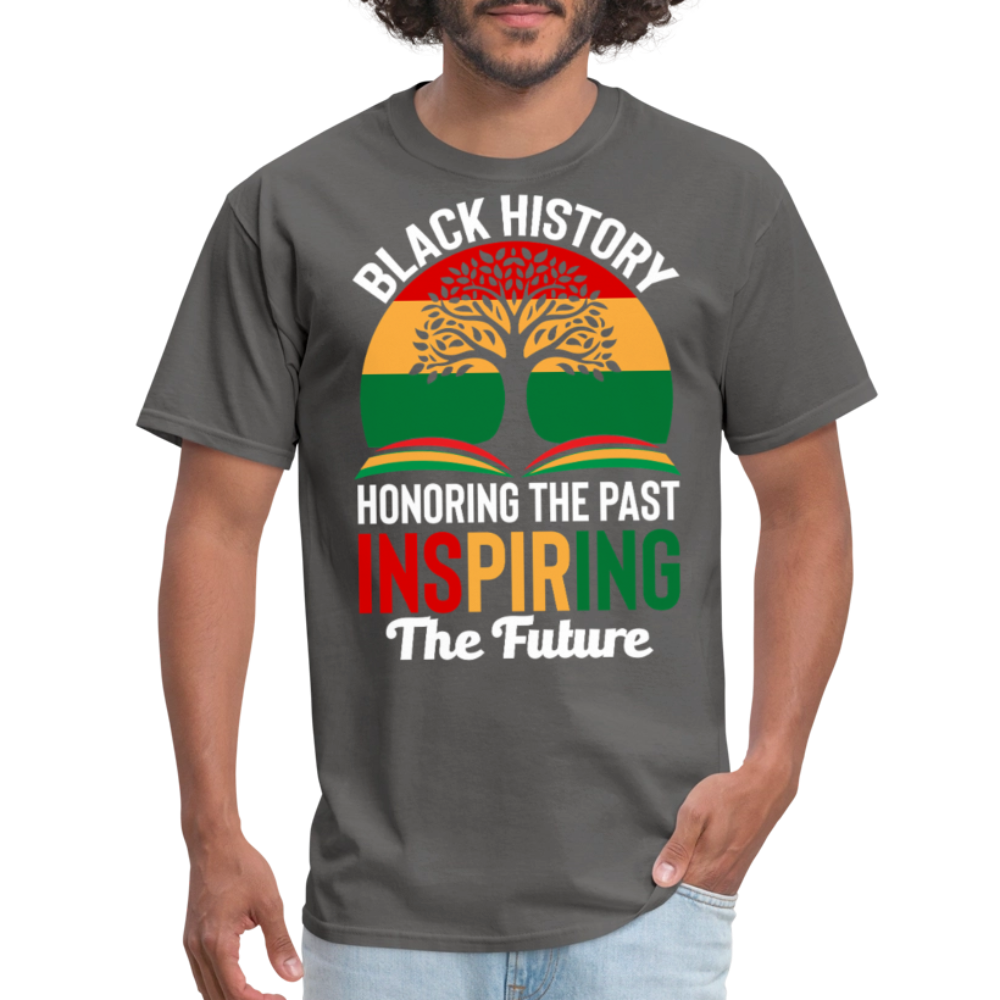 Honoring Black History Inspirational Unisex T-shirt - charcoal