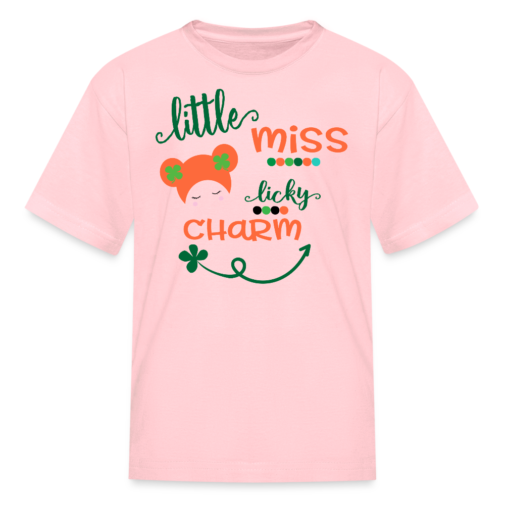 Little Miss Lucky Charm Toddler T-shirt - pink