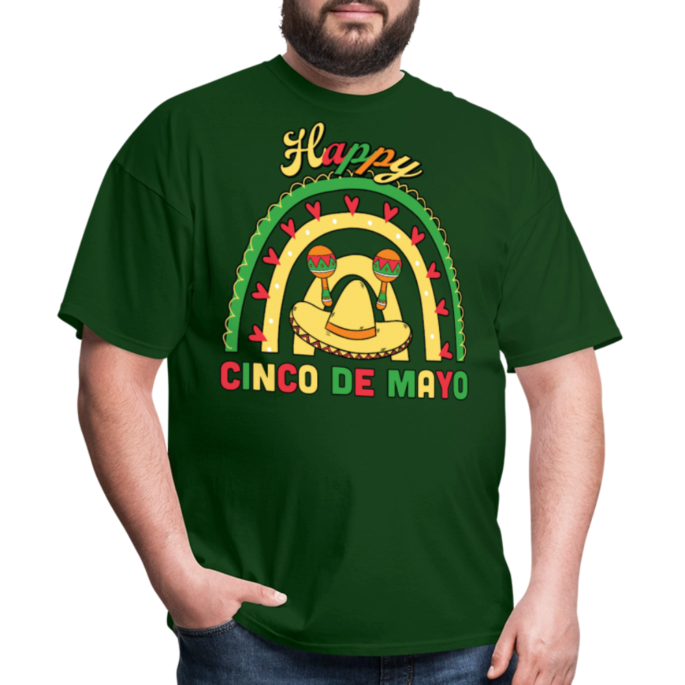 Funny Mexican Party Shirt For Cinco De Mayo Mexican Fiesta T-shirt - forest green