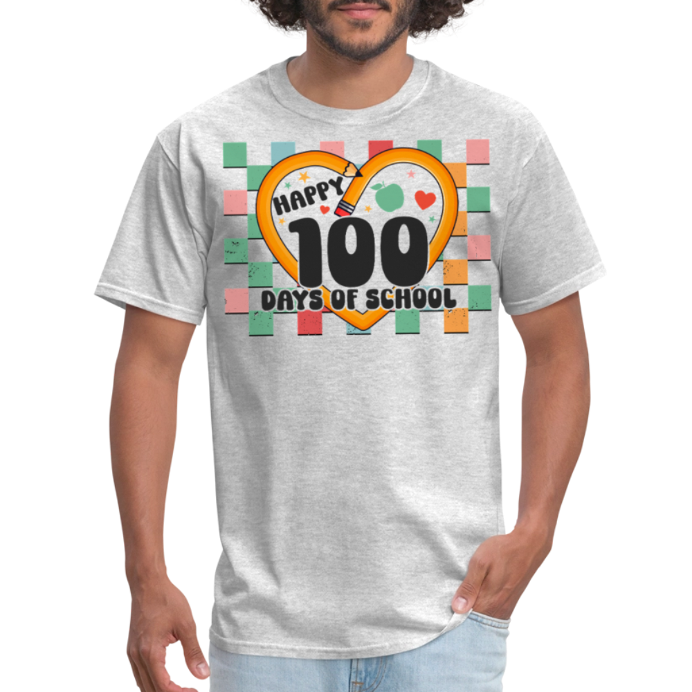 100 Days of school Shirt For Teachers Unisex Tee - heather gray