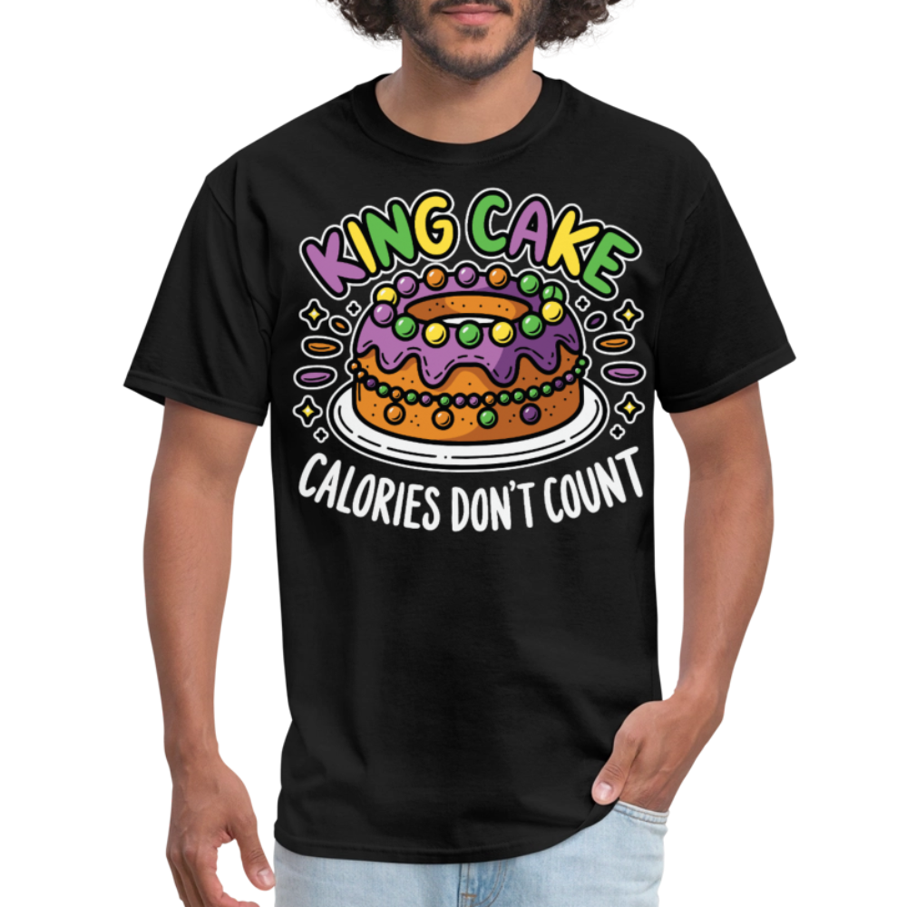 Carnival Season Tee Mardi Gras King Cake T-shirt - black