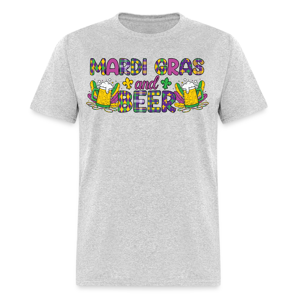 Drinking Team Mardi Gras Beer Party Classic T-shirt - heather gray