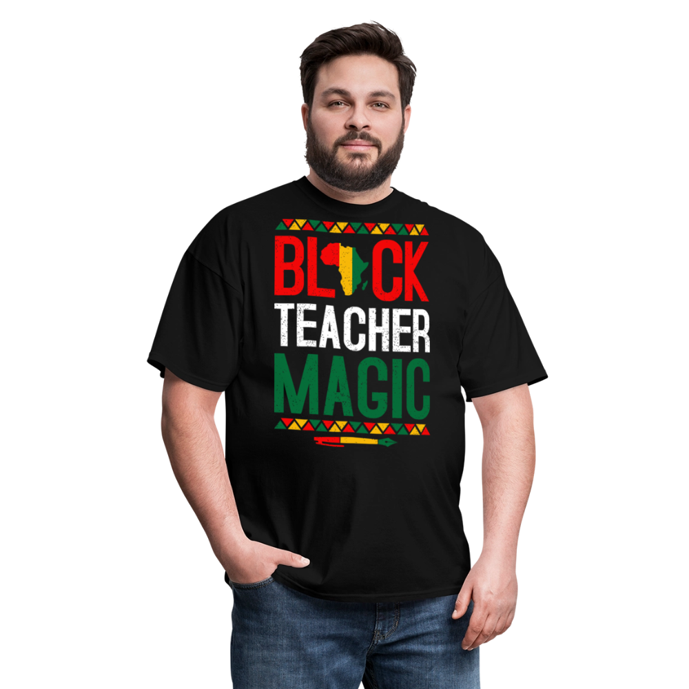 Cultural Heritage Tee Black Teacher Magic T-shirt - black