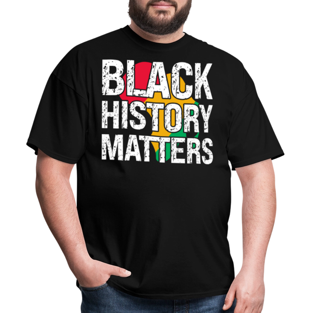 African American Pride Tee Black History Matters Shirt For Men and Women - black