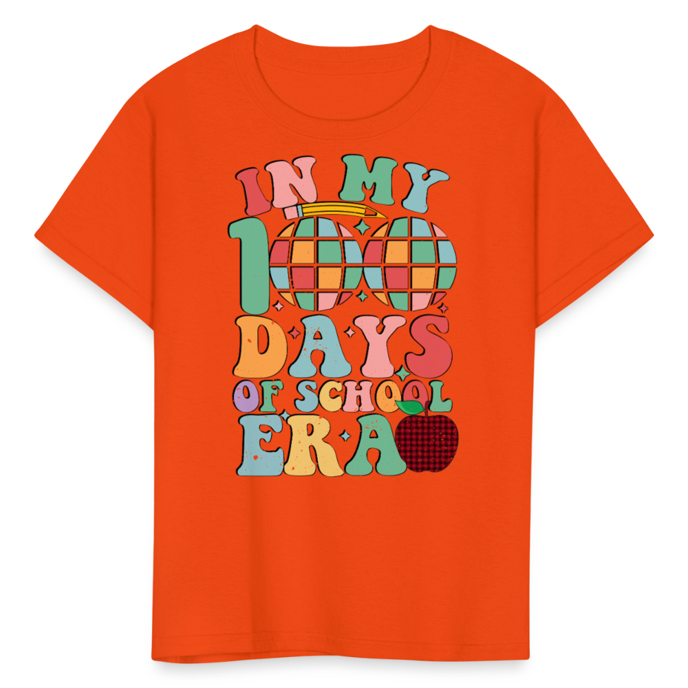 Cute Teacher Shirts For 100th Day Of School Kids T-shirt - orange