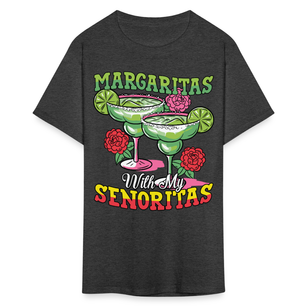 Senorita Margarita Graphic Tee Girls' Night Out Drinking T-shirt - heather black