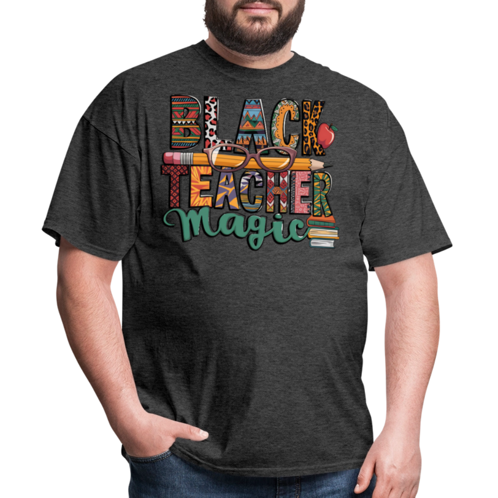 Teacher Appreciation Gift For Black Educators T-shirt - heather black