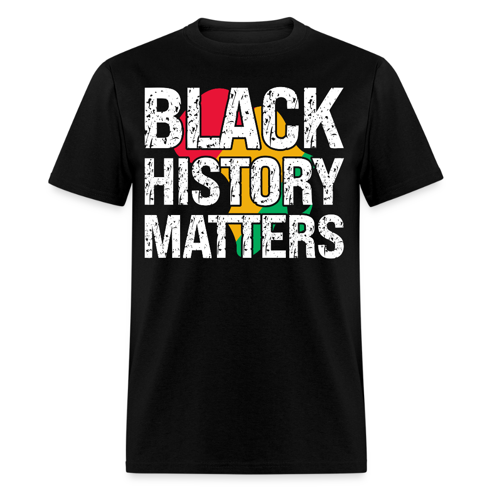 African American Pride Tee Black History Matters Shirt For Men and Women - black