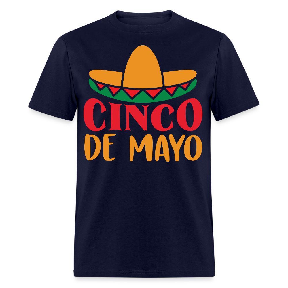 Best Cinco de Mayo Tee For Celebrations Mexican Festival T-shirt - navy