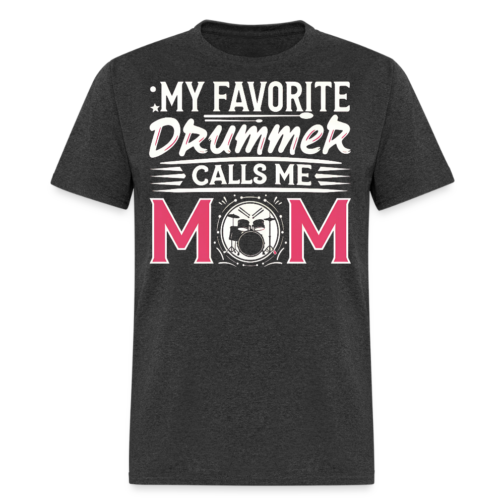 Gifts For Moms Of Drummers T-shirt - heather black