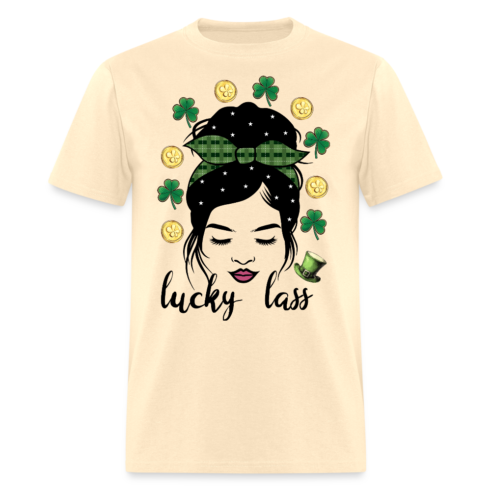 St Patrick’s Day Lucky Lass Women T-shirt - natural