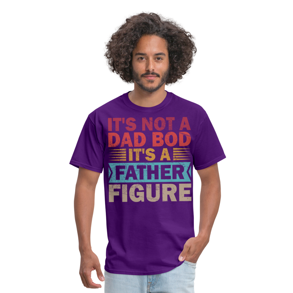 Funny Dad Bod Shirt for Father's Day Clasic T-shirt - purple