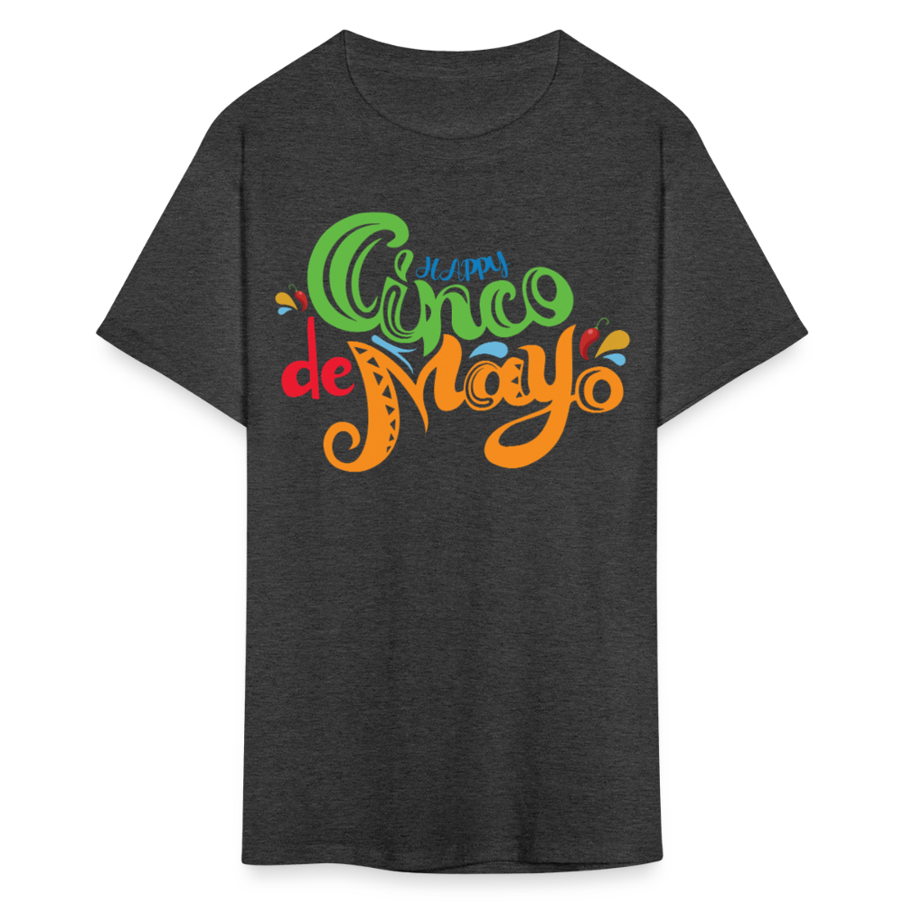 Best Mexican-themed Party Apparel For Cinco de Mayo T-shirt - heather black