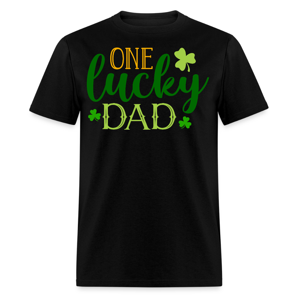 One Lucky Dad St Patrick’s Day T-shirt - black