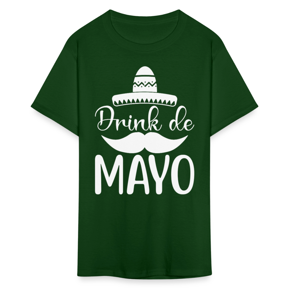 Drink De Mayo Party Shirt Cinco de Mayo Drinking T-shirt - forest green