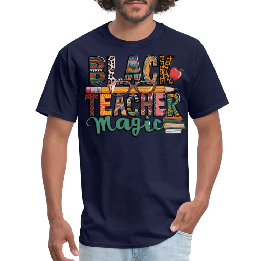 Teacher Appreciation Gift For Black Educators T-shirt - navy