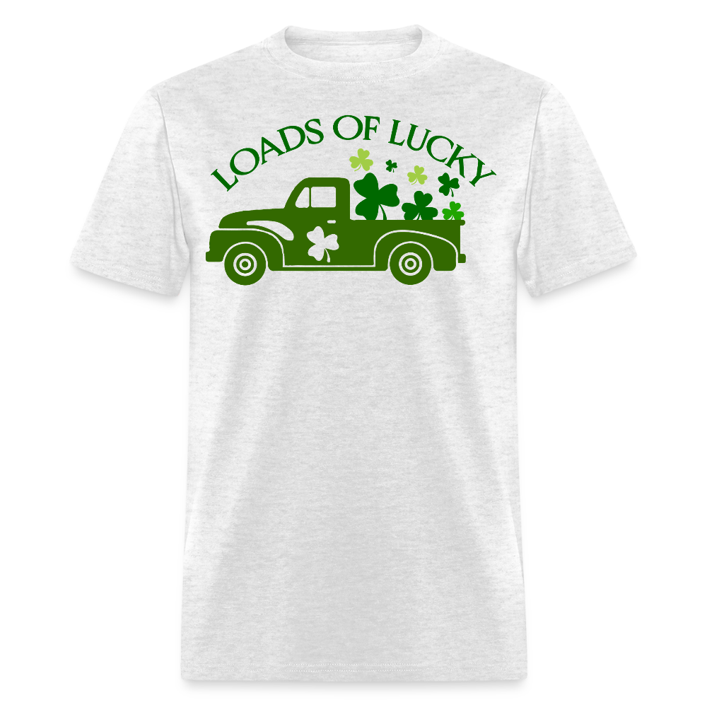 St Patrick’s Day Lucky Truck T-shirt - light heather gray