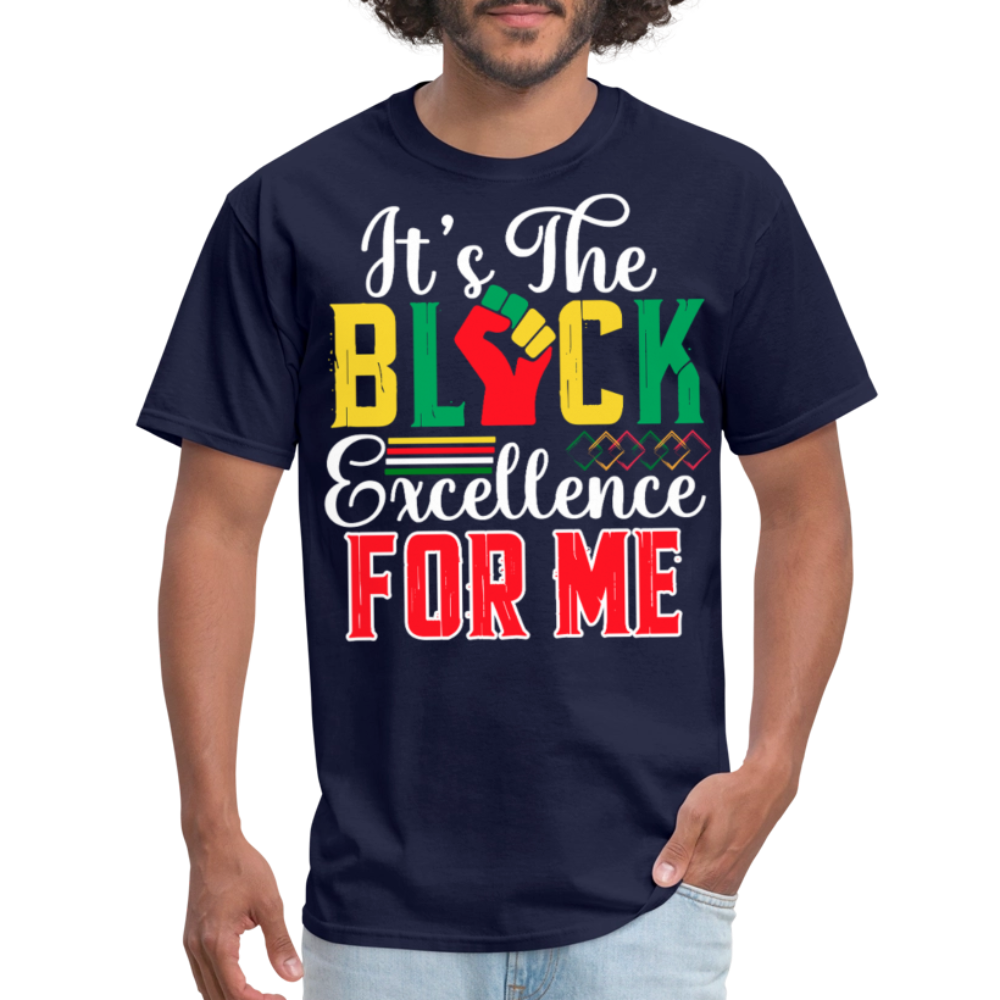Black Excellence T-shirts For Men and Women T-Shirt - navy