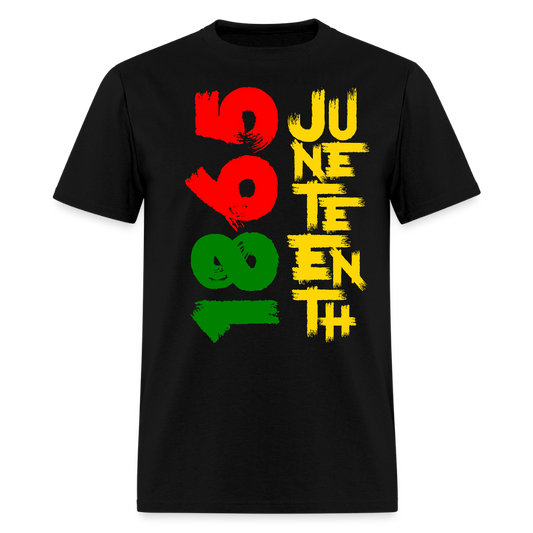 Juneteenth 1865 Freedom Day T-Shirt - black