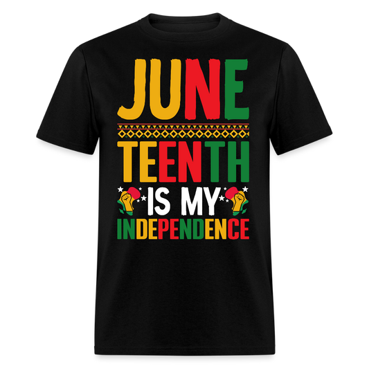 Juneteenth Independence Black History Celebration T-shirt - black