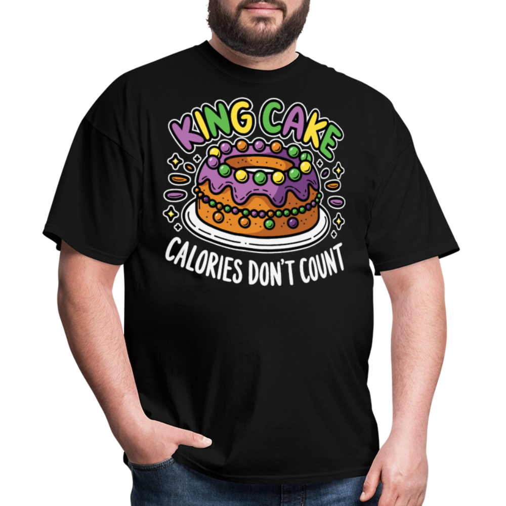 Carnival Season Tee Mardi Gras King Cake T-shirt - black